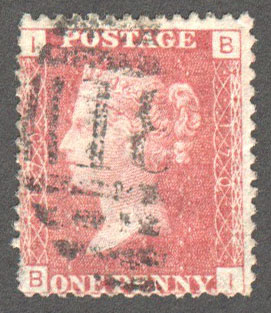 Great Britain Scott 33 Used Plate 170 - BI - Click Image to Close